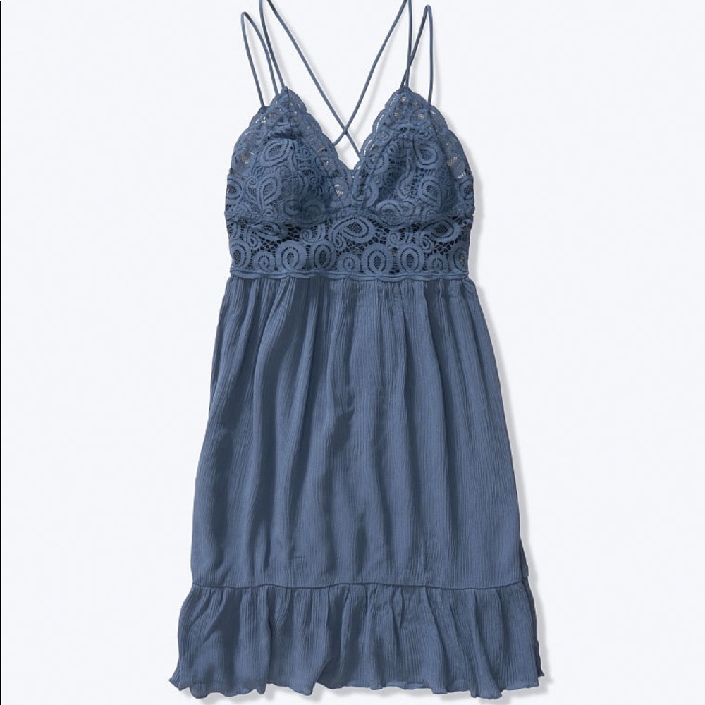 PINK CROCHET LACE DRESS